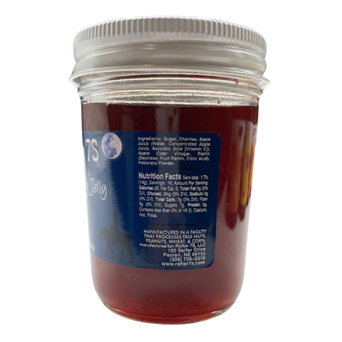 Spicy Cherry Jelly | 8 oz. Jar | 3 Pack | Sweet & Spicy Jelly Spread | Fresh Cherries | Made in Paxton, NE | Rafter 7S